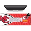 image:imageYouTheFan NFL OfficiallyLicensed Logo Series Desk Pad SMU  Water and Stain Resistant HeavyDuty NonSlip Rubber Backing  fits Under Mouse Computer and KeyboardOne Size