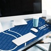image:imageYouTheFan NFL OfficiallyLicensed Logo Series Desk Pad SMU  Water and Stain Resistant HeavyDuty NonSlip Rubber Backing  fits Under Mouse Computer and KeyboardOne Size