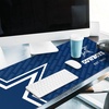 image:imageYouTheFan NFL OfficiallyLicensed Logo Series Desk Pad SMU  Water and Stain Resistant HeavyDuty NonSlip Rubber Backing  fits Under Mouse Computer and Keyboard12 x 315