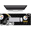 image:imageYouTheFan NFL OfficiallyLicensed Logo Series Desk Pad SMU  Water and Stain Resistant HeavyDuty NonSlip Rubber Backing  fits Under Mouse Computer and Keyboard12 x 315
