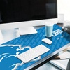 image:imageYouTheFan NFL OfficiallyLicensed Logo Series Desk Pad SMU  Water and Stain Resistant HeavyDuty NonSlip Rubber Backing  fits Under Mouse Computer and KeyboardOne Size