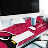 image:imageYouTheFan NFL OfficiallyLicensed Logo Series Desk Pad SMU  Water and Stain Resistant HeavyDuty NonSlip Rubber Backing  fits Under Mouse Computer and Keyboard12 x 315