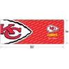 image:imageYouTheFan NFL OfficiallyLicensed Logo Series Desk Pad SMU  Water and Stain Resistant HeavyDuty NonSlip Rubber Backing  fits Under Mouse Computer and KeyboardOne Size