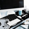 image:imageYouTheFan NFL OfficiallyLicensed Logo Series Desk Pad SMU  Water and Stain Resistant HeavyDuty NonSlip Rubber Backing  fits Under Mouse Computer and Keyboard12 x 315