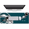 image:imageYouTheFan NFL OfficiallyLicensed Logo Series Desk Pad SMU  Water and Stain Resistant HeavyDuty NonSlip Rubber Backing  fits Under Mouse Computer and KeyboardOne Size