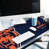 image:imageYouTheFan NFL OfficiallyLicensed Logo Series Desk Pad SMU  Water and Stain Resistant HeavyDuty NonSlip Rubber Backing  fits Under Mouse Computer and Keyboard12 x 315