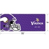 image:imageYouTheFan NFL OfficiallyLicensed Logo Series Desk Pad SMU  Water and Stain Resistant HeavyDuty NonSlip Rubber Backing  fits Under Mouse Computer and Keyboard12 x 315