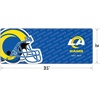 image:imageYouTheFan NFL OfficiallyLicensed Logo Series Desk Pad SMU  Water and Stain Resistant HeavyDuty NonSlip Rubber Backing  fits Under Mouse Computer and Keyboard12 x 315