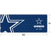 image:imageYouTheFan NFL OfficiallyLicensed Logo Series Desk Pad SMU  Water and Stain Resistant HeavyDuty NonSlip Rubber Backing  fits Under Mouse Computer and Keyboard12 x 315