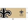 image:imageYouTheFan NFL OfficiallyLicensed Logo Series Desk Pad SMU  Water and Stain Resistant HeavyDuty NonSlip Rubber Backing  fits Under Mouse Computer and Keyboard12 x 315