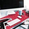 image:imageYouTheFan NFL OfficiallyLicensed Logo Series Desk Pad SMU  Water and Stain Resistant HeavyDuty NonSlip Rubber Backing  fits Under Mouse Computer and Keyboard12 x 315