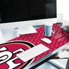 image:imageYouTheFan NFL OfficiallyLicensed Logo Series Desk Pad SMU  Water and Stain Resistant HeavyDuty NonSlip Rubber Backing  fits Under Mouse Computer and Keyboard12 x 315