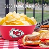 image:imageYouTheFan NFL Officiallylicensed Large Party Bowl  100 Melamine dishwasher safe BPA free  holds large bag of chips  sleek design  perfect for game day or any dayTeam Colors