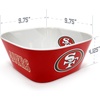 image:imageYouTheFan NFL Officiallylicensed Large Party Bowl  100 Melamine dishwasher safe BPA free  holds large bag of chips  sleek design  perfect for game day or any dayTeam Colors