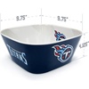 image:imageYouTheFan NFL Officiallylicensed Large Party Bowl  100 Melamine dishwasher safe BPA free  holds large bag of chips  sleek design  perfect for game day or any dayTeam Colors