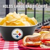 image:imageYouTheFan NFL Officiallylicensed Large Party Bowl  100 Melamine dishwasher safe BPA free  holds large bag of chips  sleek design  perfect for game day or any dayTeam Colors