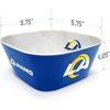 image:imageYouTheFan NFL Officiallylicensed Large Party Bowl  100 Melamine dishwasher safe BPA free  holds large bag of chips  sleek design  perfect for game day or any dayTeam Colors