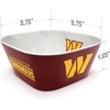 image:imageYouTheFan NFL Officiallylicensed Large Party Bowl  100 Melamine dishwasher safe BPA free  holds large bag of chips  sleek design  perfect for game day or any dayTeam Colors