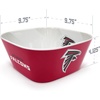 image:imageYouTheFan NFL Officiallylicensed Large Party Bowl  100 Melamine dishwasher safe BPA free  holds large bag of chips  sleek design  perfect for game day or any dayTeam Colors