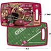 image:imageYouTheFan NFL Officiallylicensed Retro Series Cutting Board  reversible design for double the cutting surface  gentle on knives team message on both front and backTeam Colors