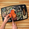 image:imageYouTheFan NFL Officiallylicensed Retro Series Cutting Board  reversible design for double the cutting surface  gentle on knives team message on both front and backTeam Colors