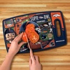 image:imageYouTheFan NFL Officiallylicensed Retro Series Cutting Board  reversible design for double the cutting surface  gentle on knives team message on both front and backTeam Colors
