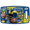 image:imageYouTheFan NFL Officiallylicensed Retro Series Cutting Board  reversible design for double the cutting surface  gentle on knives team message on both front and backTeam Colors