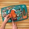 image:imageYouTheFan NFL Officiallylicensed Retro Series Cutting Board  reversible design for double the cutting surface  gentle on knives team message on both front and backTeam Colors