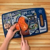 image:imageYouTheFan NFL Officiallylicensed Retro Series Cutting Board  reversible design for double the cutting surface  gentle on knives team message on both front and backTeam Colors