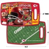 image:imageYouTheFan NFL Officiallylicensed Retro Series Cutting Board  reversible design for double the cutting surface  gentle on knives team message on both front and backTeam Colors