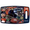 image:imageYouTheFan NFL Officiallylicensed Retro Series Cutting Board  reversible design for double the cutting surface  gentle on knives team message on both front and backTeam Colors