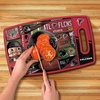 image:imageYouTheFan NFL Officiallylicensed Retro Series Cutting Board  reversible design for double the cutting surface  gentle on knives team message on both front and backTeam Colors