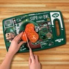 image:imageYouTheFan NFL Officiallylicensed Retro Series Cutting Board  reversible design for double the cutting surface  gentle on knives team message on both front and backTeam Colors