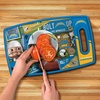 image:imageYouTheFan NFL Officiallylicensed Retro Series Cutting Board  reversible design for double the cutting surface  gentle on knives team message on both front and backTeam Colors