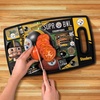 image:imageYouTheFan NFL Officiallylicensed Retro Series Cutting Board  reversible design for double the cutting surface  gentle on knives team message on both front and backTeam Colors