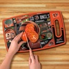 image:imageYouTheFan NFL Officiallylicensed Retro Series Cutting Board  reversible design for double the cutting surface  gentle on knives team message on both front and backTeam Colors