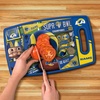 image:imageYouTheFan NFL Officiallylicensed Retro Series Cutting Board  reversible design for double the cutting surface  gentle on knives team message on both front and backTeam Colors