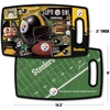image:imageYouTheFan NFL Officiallylicensed Retro Series Cutting Board  reversible design for double the cutting surface  gentle on knives team message on both front and backTeam Colors