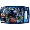 image:imageYouTheFan NFL Officiallylicensed Retro Series Cutting Board  reversible design for double the cutting surface  gentle on knives team message on both front and backTeam Colors