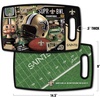 image:imageYouTheFan NFL Officiallylicensed Retro Series Cutting Board  reversible design for double the cutting surface  gentle on knives team message on both front and backTeam Colors