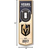 image:imageYouTheFan NHL 3D Stadium 6x19 BannerVegas Golden