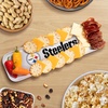 image:imageYouTheFan OfficiallyLicensed NFL Snack Platter Platter  100 Melamine Dishwasher Safe BPA Free  16 x 5  Fan Gift for Snacks appetizers and FoodPittsburgh Steelers