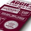 image:imageYouTheFan Officiallylicensed NCAA 6x19 Top 10 Signs Banner  humorous descriptions  fun sports fan phrases original design indoor team wall decor fan giftTexas AM Aggies
