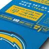image:imageYouTheFan Officiallylicensed NFL 6x19 Top 10 Signs Banner  humorous descriptions  fun sports fan phrases original design indoor team wall decor fan giftLos Angeles Chargers