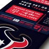 image:imageYouTheFan Officiallylicensed NFL 6x19 Top 10 Signs Banner  humorous descriptions  fun sports fan phrases original design indoor team wall decor fan giftHouston Texans