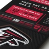 image:imageYouTheFan Officiallylicensed NFL 6x19 Top 10 Signs Banner  humorous descriptions  fun sports fan phrases original design indoor team wall decor fan giftAtlanta Falcons