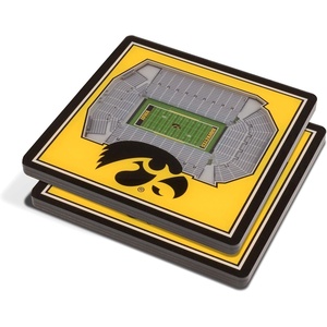image:imageYouTheFan NCAA 3D StadiumView CoastersIowa Hawkeyes