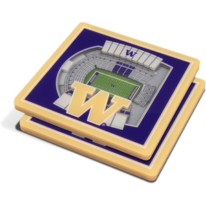 image:imageYouTheFan NCAA 3D StadiumView CoastersWashington Huskies