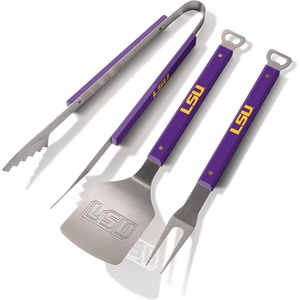 image:imageYouTheFan NCAA Spirit Series 3pc BBQ SetLSU Tigers