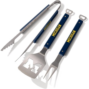 image:imageYouTheFan NCAA Spirit Series 3pc BBQ SetMichigan Wolverines